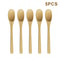 Bamboo Honey Spoon Set Natural Wooden Teaspoons For Honey Coffee And Condiments 2