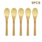 Bamboo Honey Spoon Set Natural Wooden Teaspoons For Honey Coffee And Condiments 3