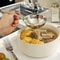 Deep Bowl Stainless Steel Soup Ladle Short Handle Ramen Spoon 3