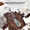 Stainless Steel Coffee Spoon Short Handle Graduated Measuring Scoop