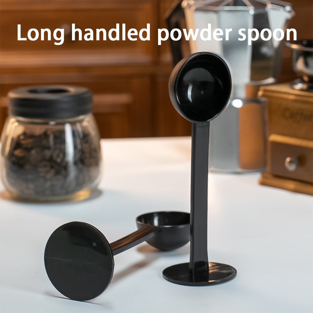 Long Handled Coffee Measuring & Tamping Spoon for Grounds and Powders