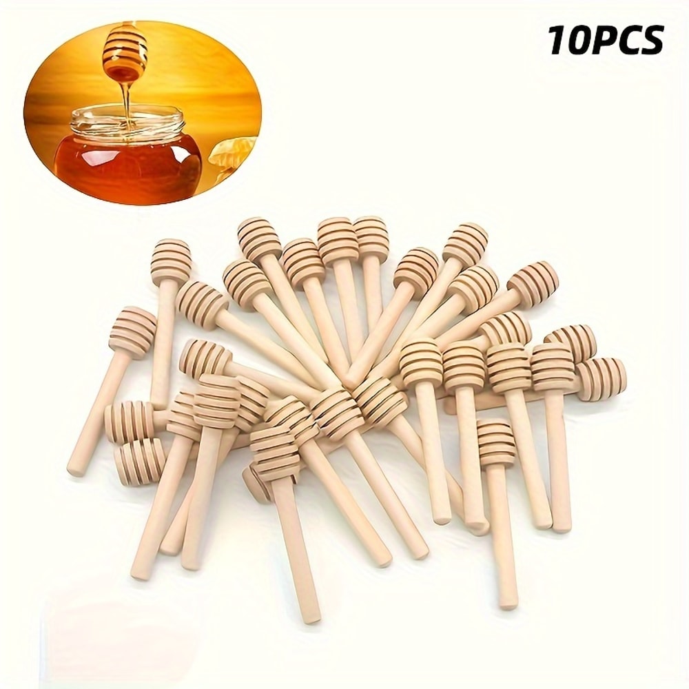 Wooden Honey Dipper Sticks For Tea Jars Gifts And Everyday Drizzling 4