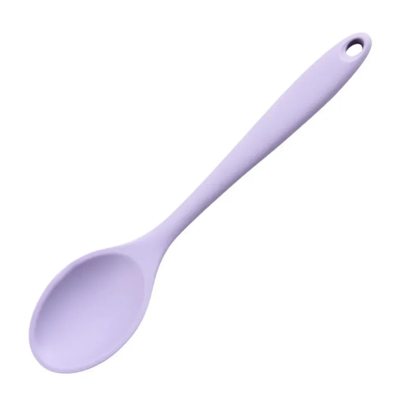 Heat Resistant Silicone Cooking Spoon For Soup Mixing And Nonstick Cookware 2