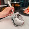 Heavy Duty Slotted Serving Spoon with Heat Resistant Short Handle