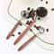 Walnut Handle Stainless Steel Coffee Scoop Long Measuring Spoon 3