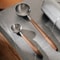 Walnut Handle Stainless Steel Coffee Scoop Long Measuring Spoon 5