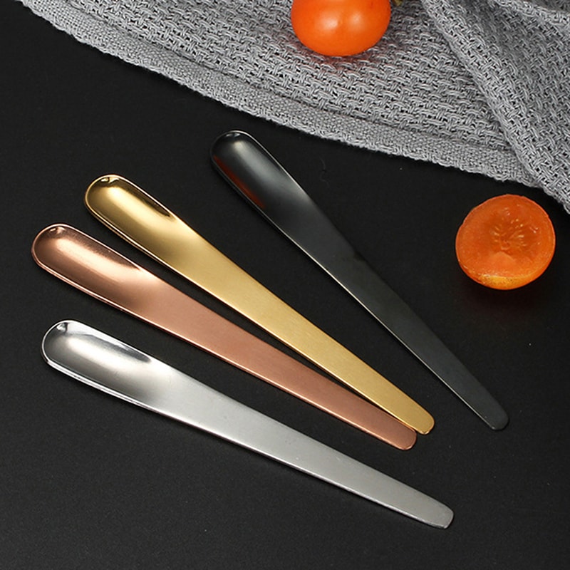 Stainless Steel Coffee Spoon for Dessert, Ice Cream and Bar Mixing