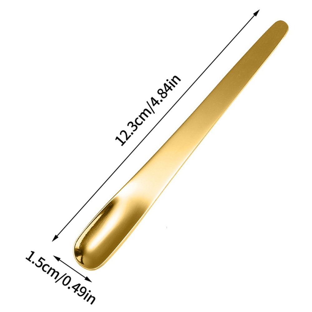 Stainless Steel Coffee Spoon for Dessert, Ice Cream and Bar Mixing