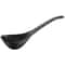 Black Non Stick Soup Spoon for Ramen Rice Porridge and Everyday Serving
