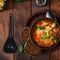 Black Non Stick Soup Spoon for Ramen Rice Porridge and Everyday Serving