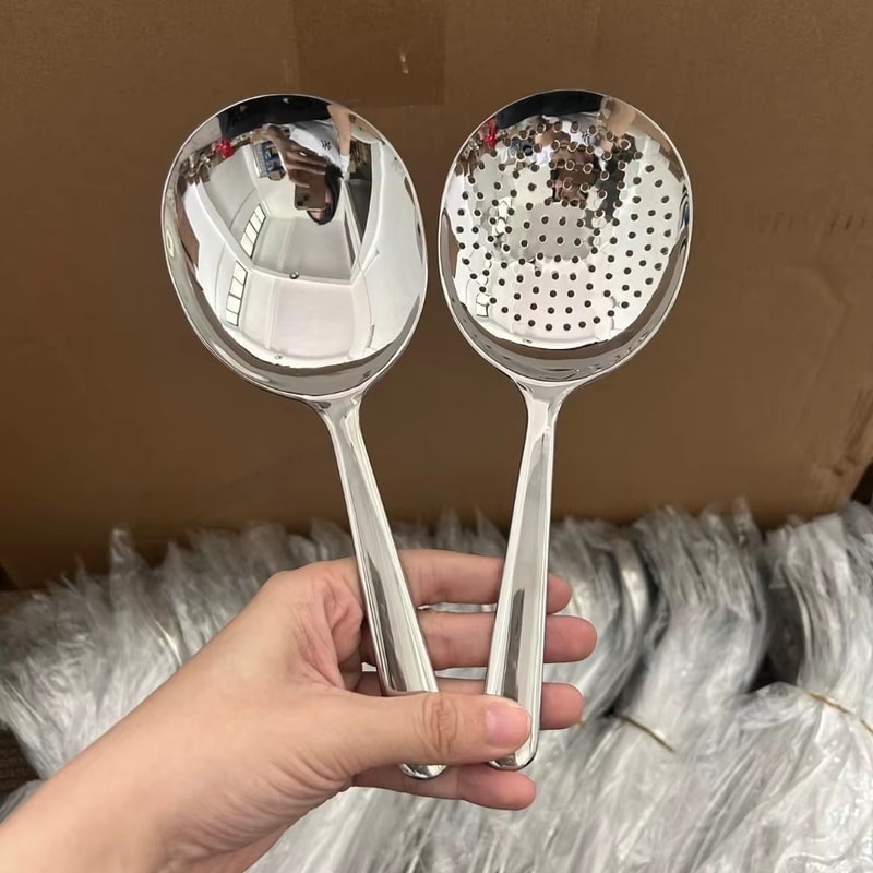 Stainless Steel Rice Spoon Colander Non Stick Rice Paddle