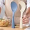 Premium Heat Resistant Silicone Rice Spoon Non Stick Durable Rice Spatula 0