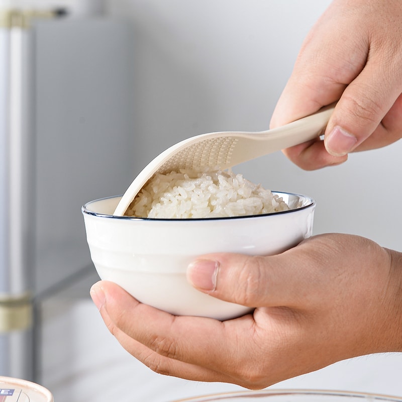 Premium Heat Resistant Silicone Rice Spoon Non Stick Durable Rice Spatula 2