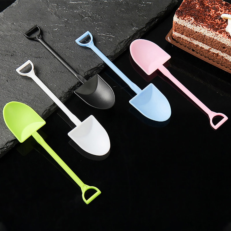Mini Disposable Spoons for Ice Cream & Dessert Parties