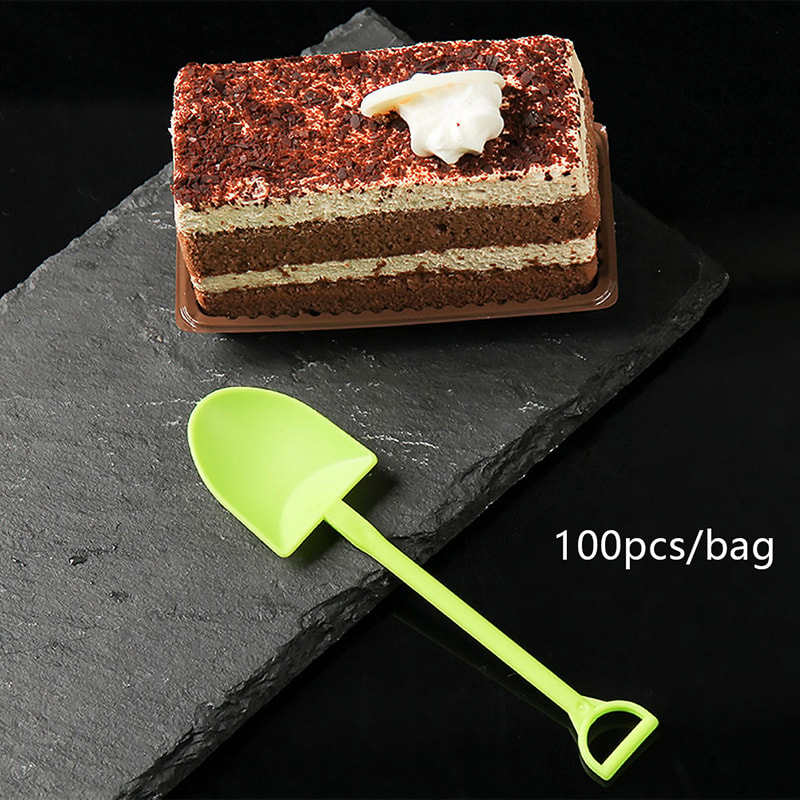 Mini Disposable Spoons for Ice Cream & Dessert Parties