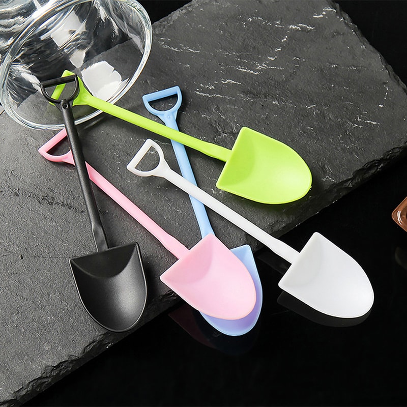 Mini Disposable Spoons for Ice Cream & Dessert Parties