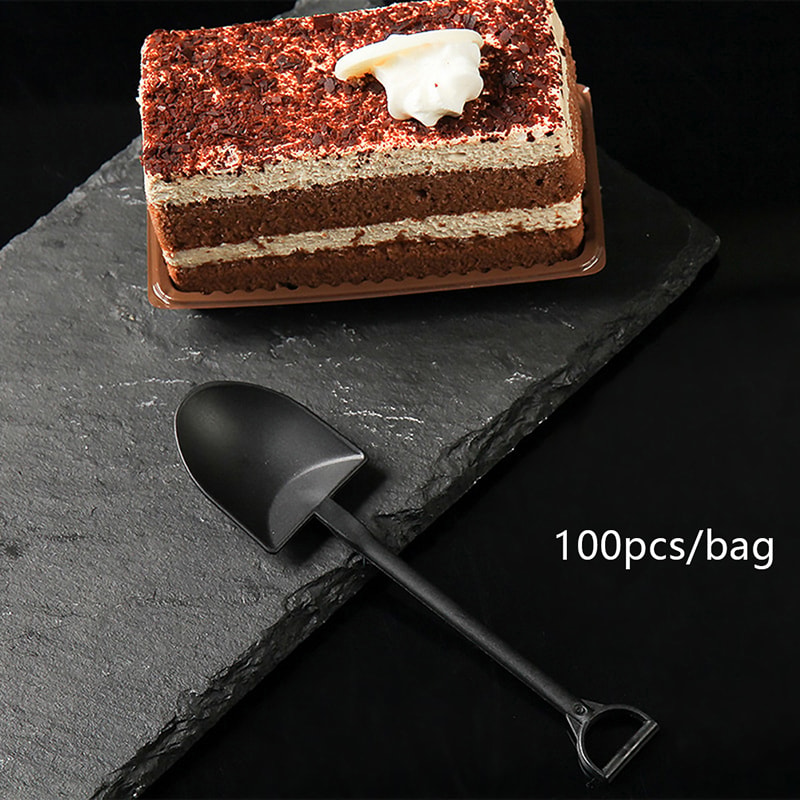 Mini Disposable Spoons for Ice Cream & Dessert Parties