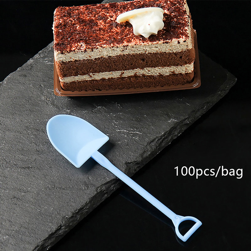 Mini Disposable Spoons for Ice Cream & Dessert Parties