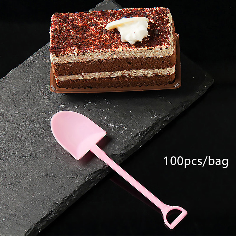 Mini Disposable Spoons for Ice Cream & Dessert Parties