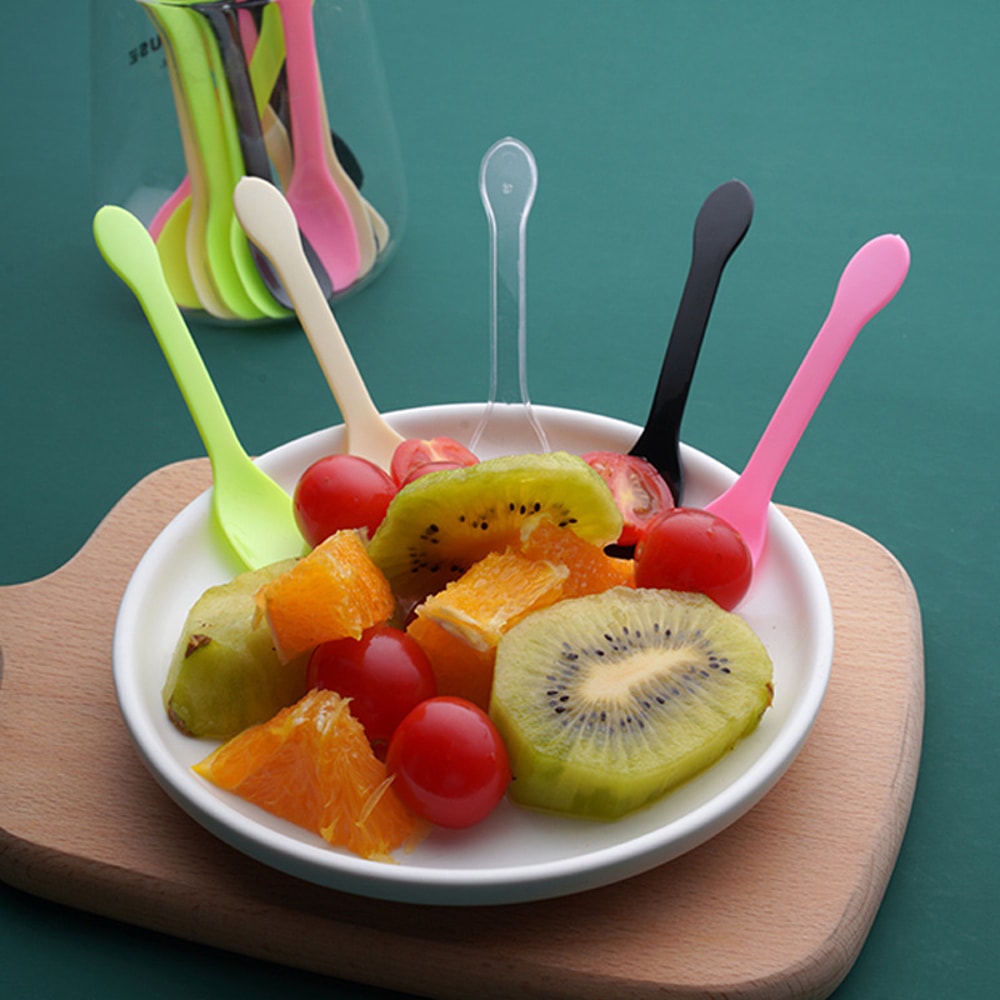 Mini Plastic Spoons For Desserts Ice Cream Party Supplies 2
