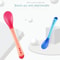 Baby Silicone Temperature-Sensing Feeding Spoon Set