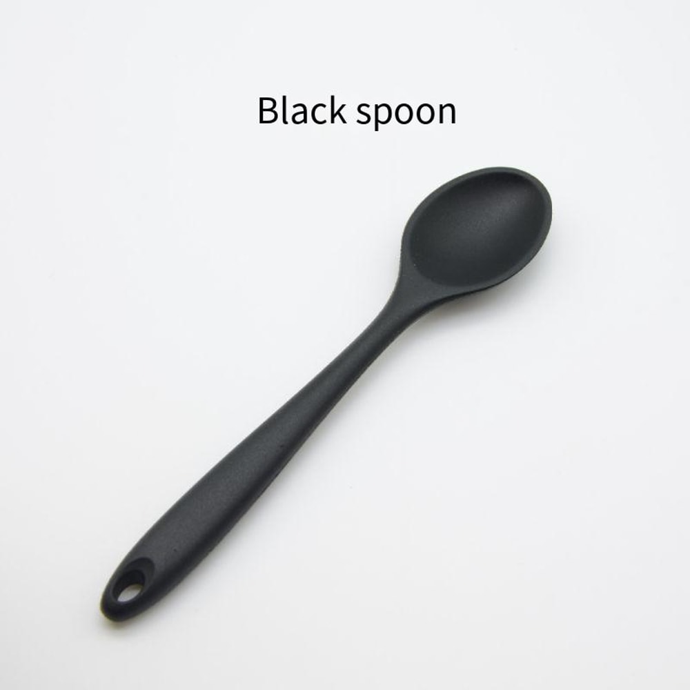 Premium Silicone Baby Spoon Safe Non Stick High Temperature Resistant Feeding Utensil 2