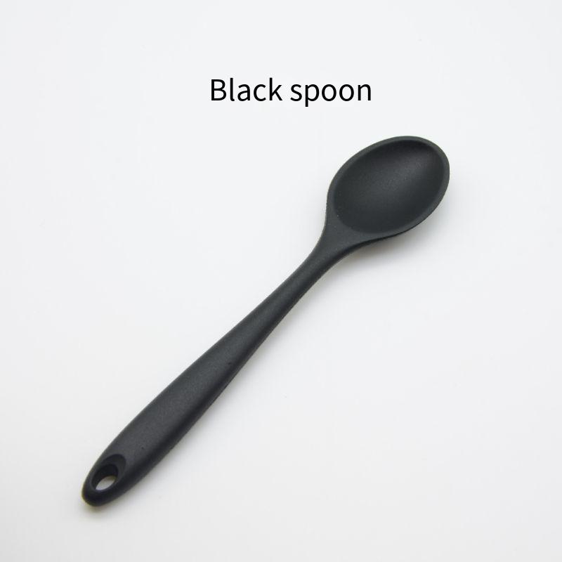 Premium Silicone Baby Spoon Safe Non Stick High Temperature Resistant Feeding Utensil 2