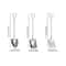 Stainless Steel Dessert & Fruit Fork Set Cake & Appetizer Utensils