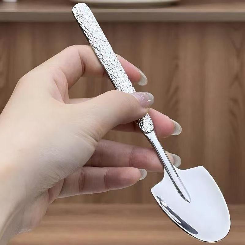 Premium Stainless Steel Dessert & Ice Cream Spoon Watermelon, Coffee, Cake