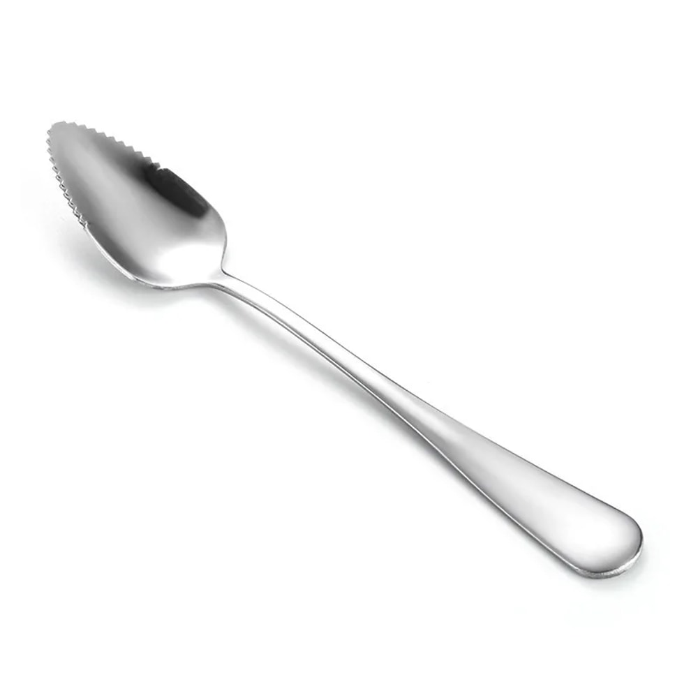 Serrated Grapefruit Spoon Stainless Steel Fruit Scoop Tableware 4