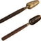 Vintage Tea Scoop with Wooden Handle Alloy Loose Leaf Measuring Spoon