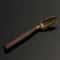 Vintage Tea Scoop with Wooden Handle Alloy Loose Leaf Measuring Spoon
