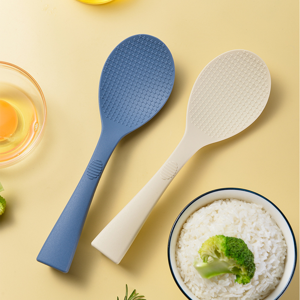 Integrated Heat Resistant Silicone Rice Spoon For Non Stick Cookware 3