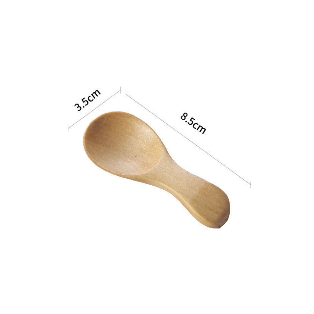 Mini Wooden Spoons For Spice Sugar Tea Coffee Scooping 7
