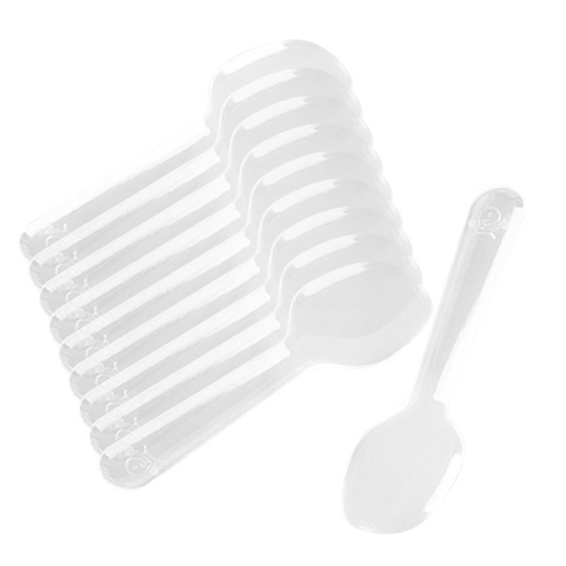 Eco Friendly Mini Wooden Ice Cream Spoons Disposable Dessert Scoops For Parties 1