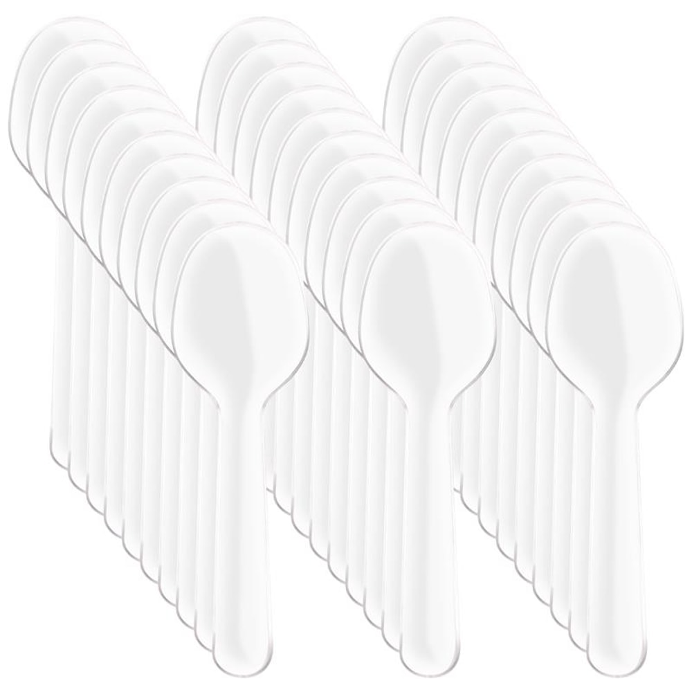 Eco Friendly Mini Wooden Ice Cream Spoons Disposable Dessert Scoops For Parties 2