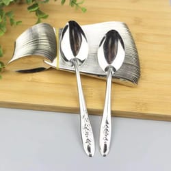 stainless steel kitchen spoons for ramen, rice & salad