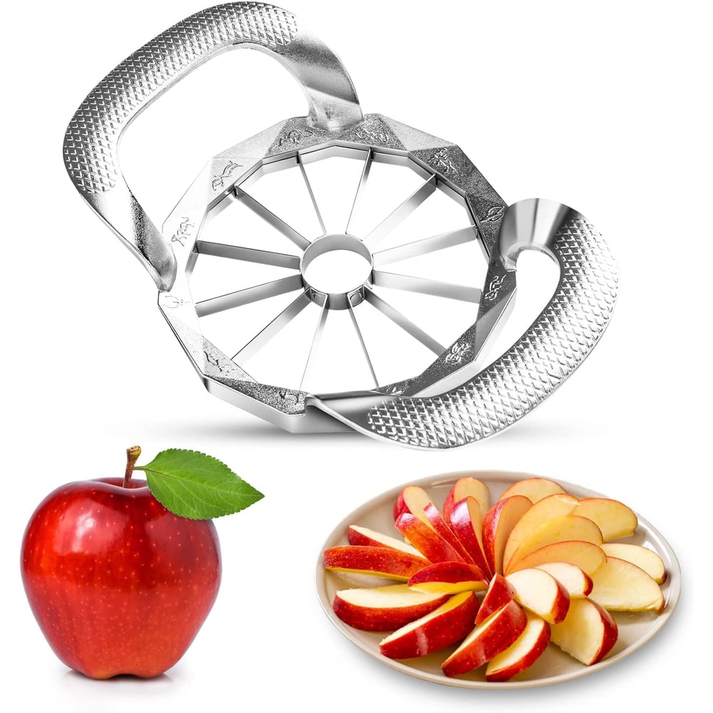 Heavy Duty Apple Corer Slicer Extra Large Fruit Cutter And Stainless Steel Apple Slicer For Fast P 0