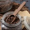 Walnut Coffee Scoop Wooden Measuring Spoon for Coffee Beans