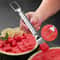 Premium Watermelon Slicer Stainless Steel Fruit Cutter Tool Melon Cube Cutter With Dual Head Fruit 3