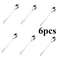 Premium Stainless Steel Long Handled Coffee Ice Teaspoons 6
