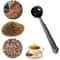 Premium Stainless Steel Coffee Scoop & Bag Clip Long Handle Multifunction Spoon