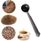 Premium Stainless Steel Coffee Scoop & Bag Clip Long Handle Multifunction Spoon