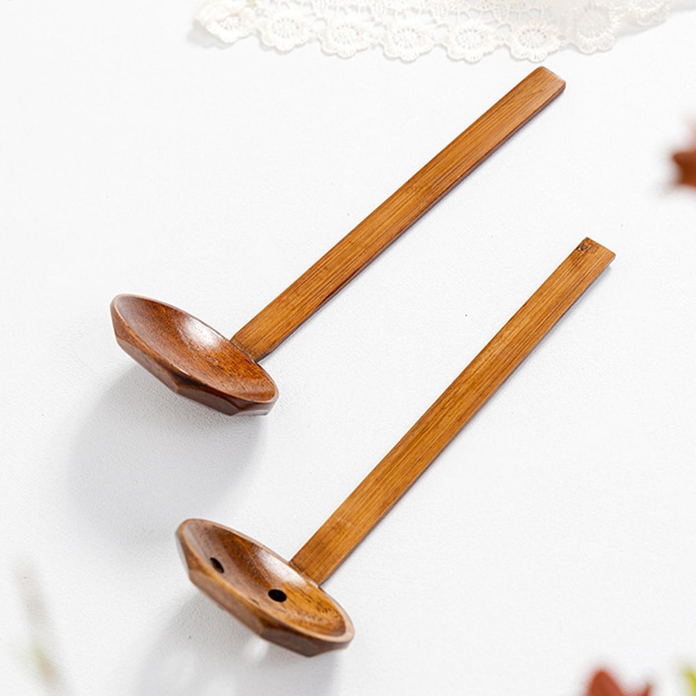 Premium Wooden Ramen Spoon Long Handle Soup & Tasting Spoon