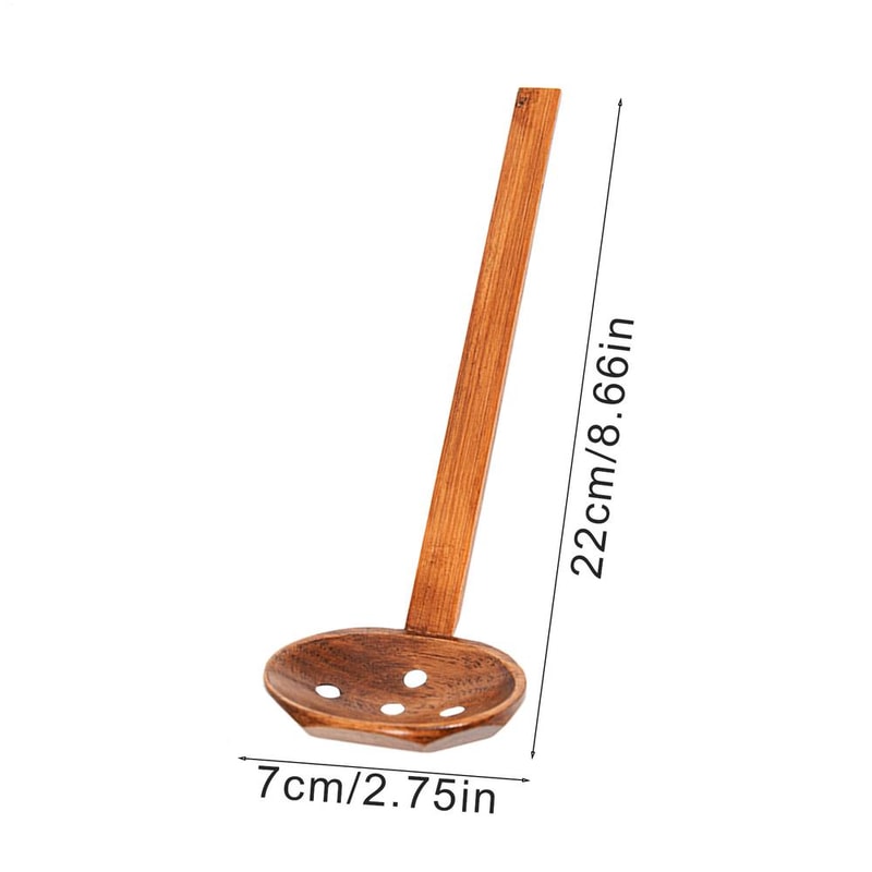 Premium Wooden Ramen Spoon Long Handle Soup & Tasting Spoon