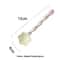 Ceramic Star Flower Dessert Spoon Creative Long Handle Stirring Spoon 0