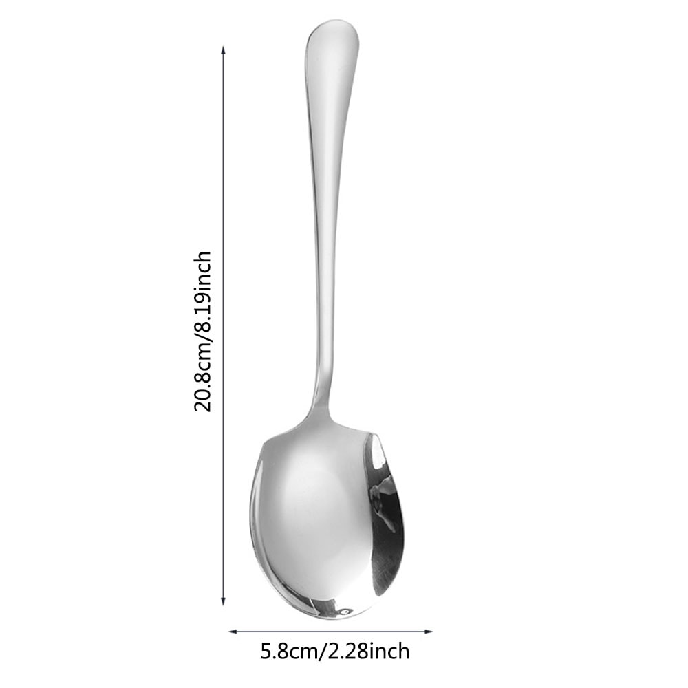 Premium Stainless Steel Rice Salad Serving Spoon Ergonomic Kitchen Utensil 5