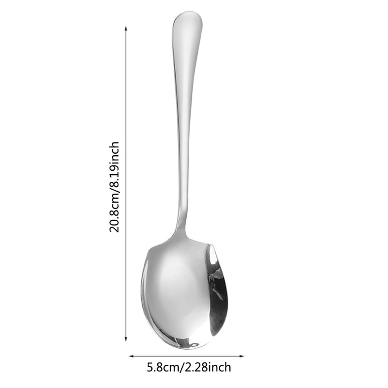 Premium Stainless Steel Rice Salad Serving Spoon Ergonomic Kitchen Utensil 5