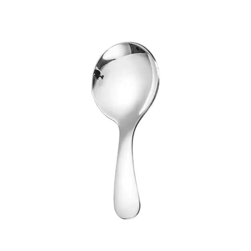 Premium Gold Stainless Steel Rice Soup Dessert Spoon Set For Kids 2