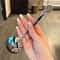 Premium Stainless Steel Dessert & Stirring Spoons Red & Golden Long Handle
